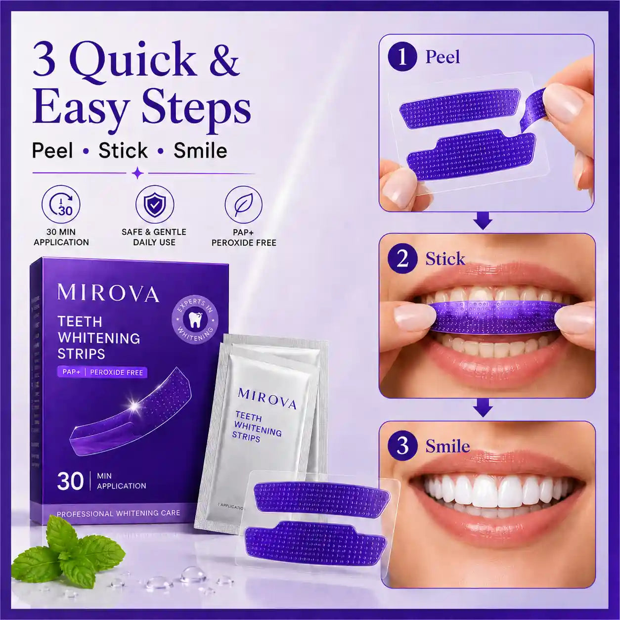 Mirova Whitening Strips